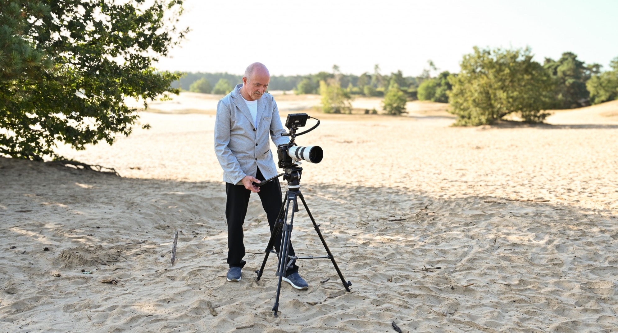 In actie...